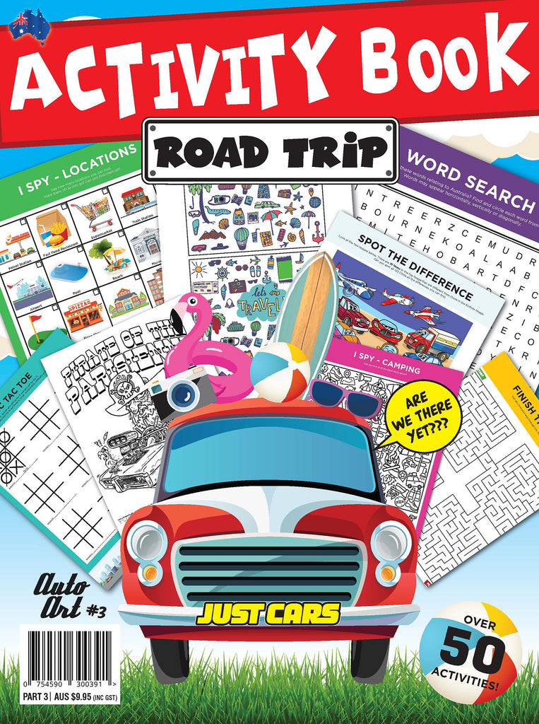 Auto Art #3 - Road Trip Activity Book