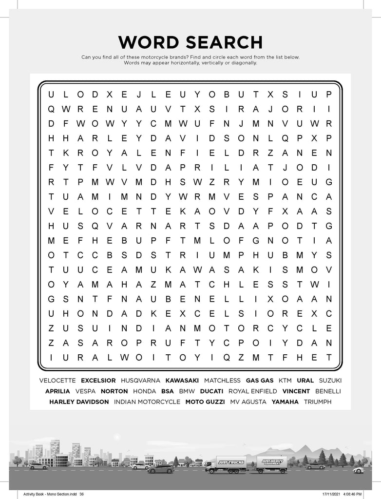 Auto Art #3 - Road Trip Activity Book